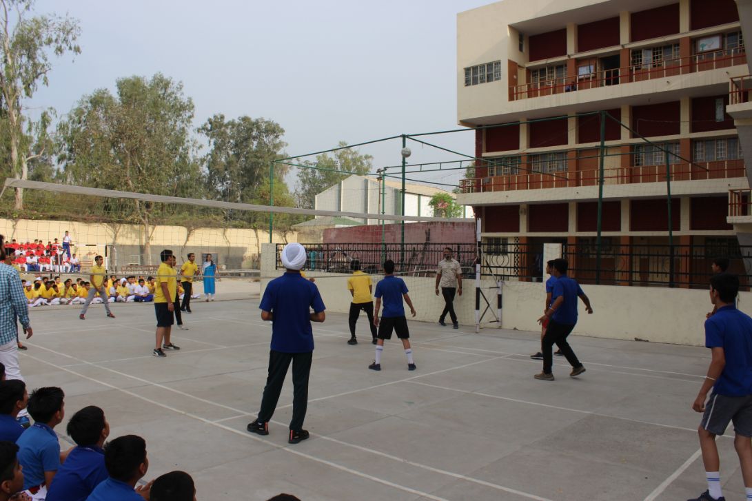 INTER-HOUSE VOLLEYBALL MATCH AND SKIPPING COMPETITION
